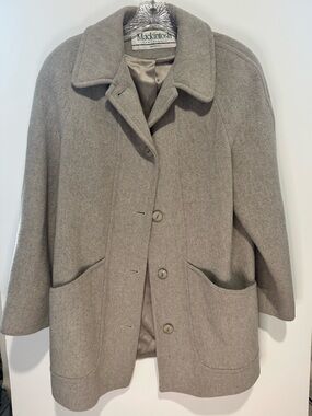 Vintage Mackintosh New England 100% Wool Coat Made in USA Size 10